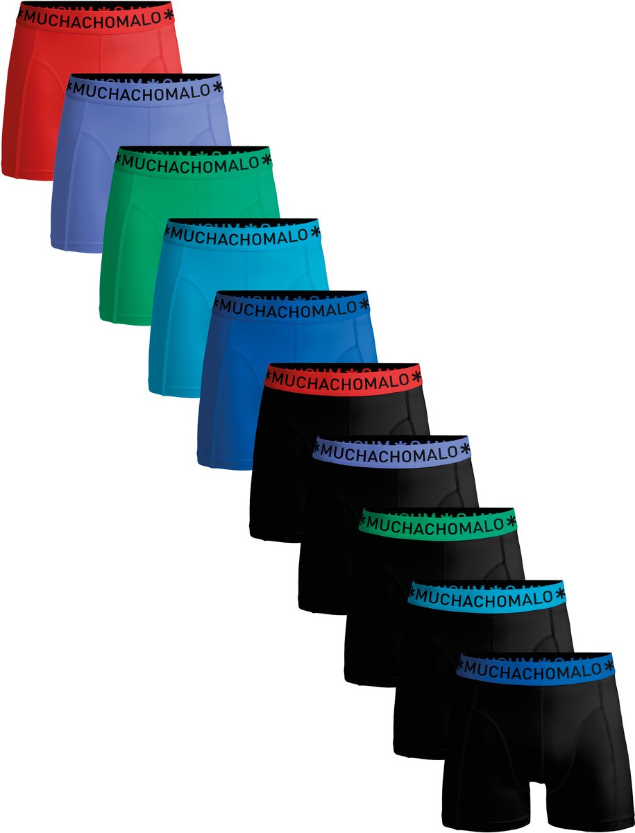 Muchachomalo Boxershort Heren – 10 Pack – 95% Katoen – Heren Ondergoed – Kleding – Stevig Ondergoed – Onderbroeken Heren