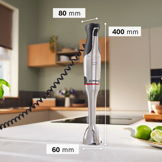 Bosch Serie 8 MSM8M934 - ErgoMaster Staafmixer - 1500W - Roestvrijstaal van Merkloos — afbeelding 2