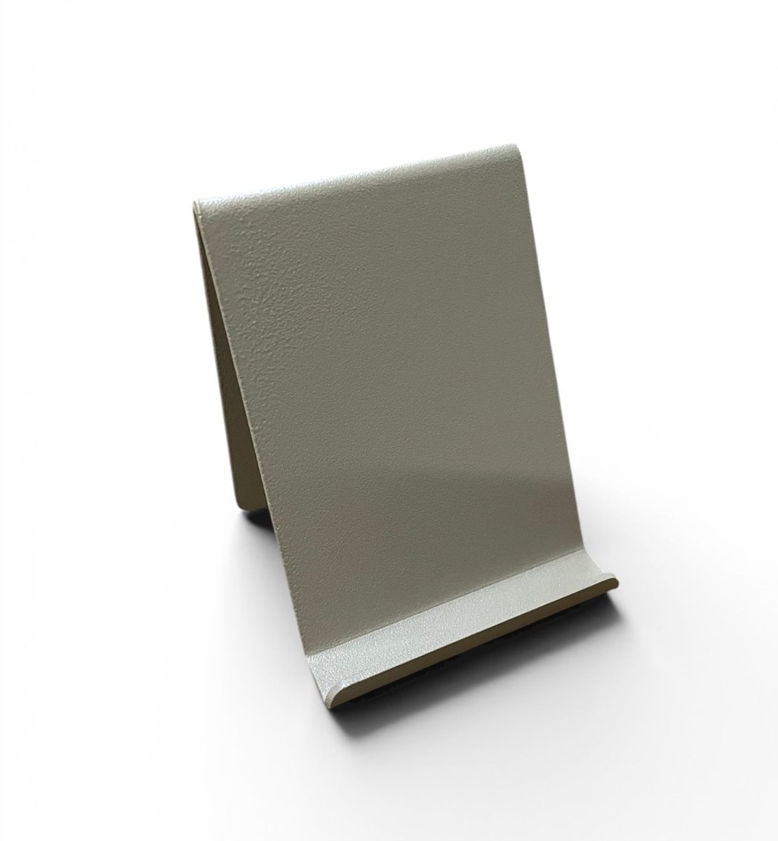 Telefoonhouder metaal Creme 6x8x6cm