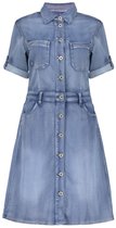 Geisha Jurk Jeans Dress 67001 10 Mid Blue Denim Dames Maat - S