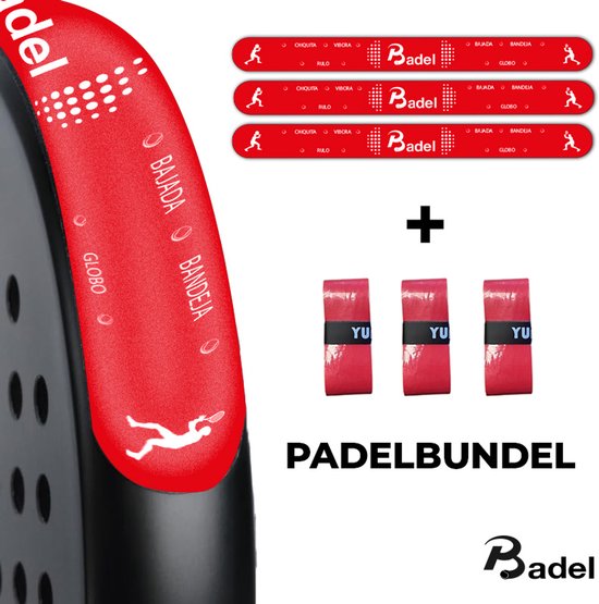 Badel® Padel Protector Bundel – 3 Stuks – Lichtgewicht Frame Bescherming – Geen Invloed op Balans Badel® Padel Protector Bundel – 3 Stuks – Lichtgewicht Frame Bescherming – Geen Invloed op Balans