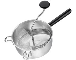 GEFU FLOTTE LOTTE Passeerzeef – RVS – Voor Puree, Soep, Jam en Babyvoeding