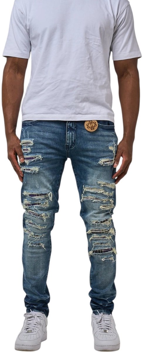 Amicci Heren Jeans Blauw AMJ62/MID Belvedere