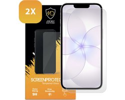 2-Pack MobyDefend Screenprotectors - Geschikt voor iPhone 17e - Case-Friendly Screensavers - Gehard Glas