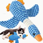 Duurzaam gans hondenspeeltje, voor alle hondensoorten - Blauw
