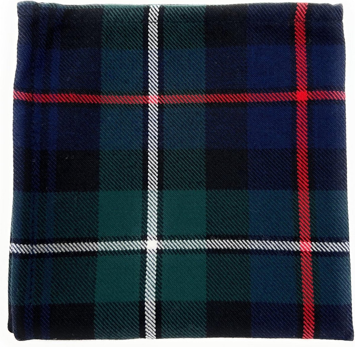Vierkante Zakdoek Geruit Patroon 26x26 cm voor Heren Col Sjaal