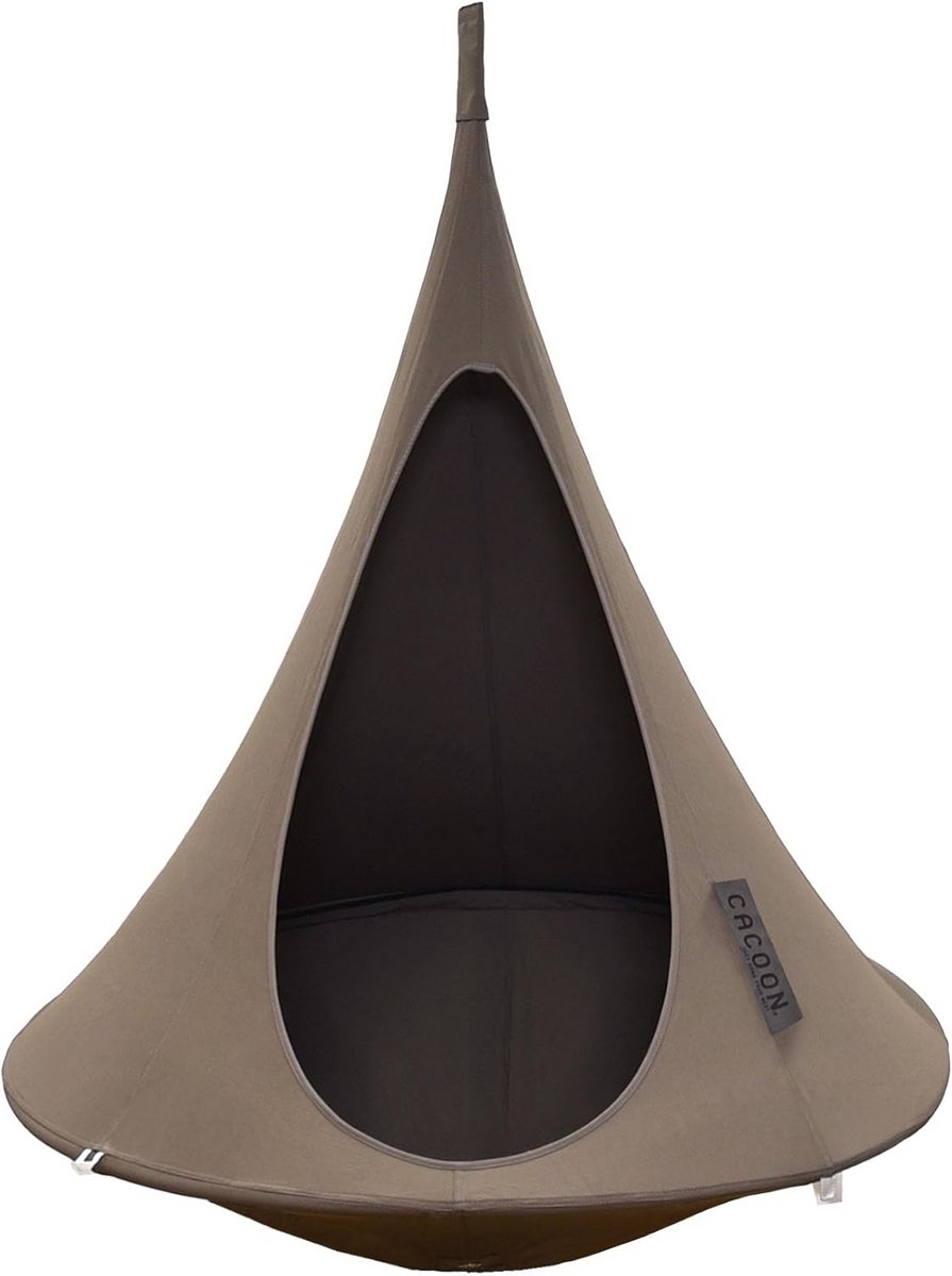 Comfortabele Hangstoel 120cm - Taupe Kleur