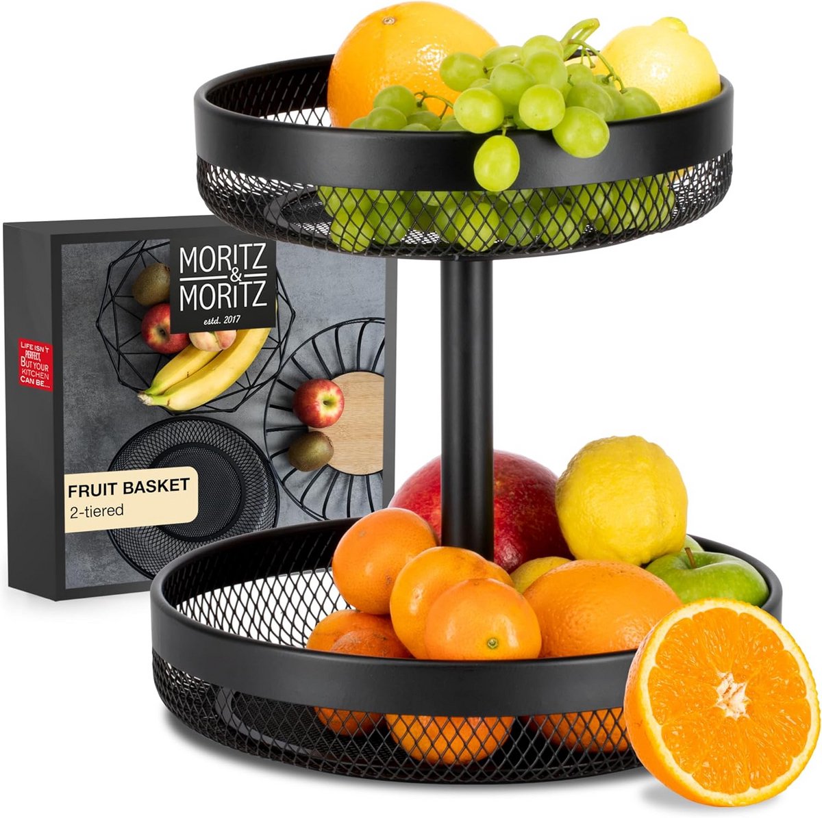 Fruitschaal Etagere - Fruitmand .. Laags - Serveerschaal