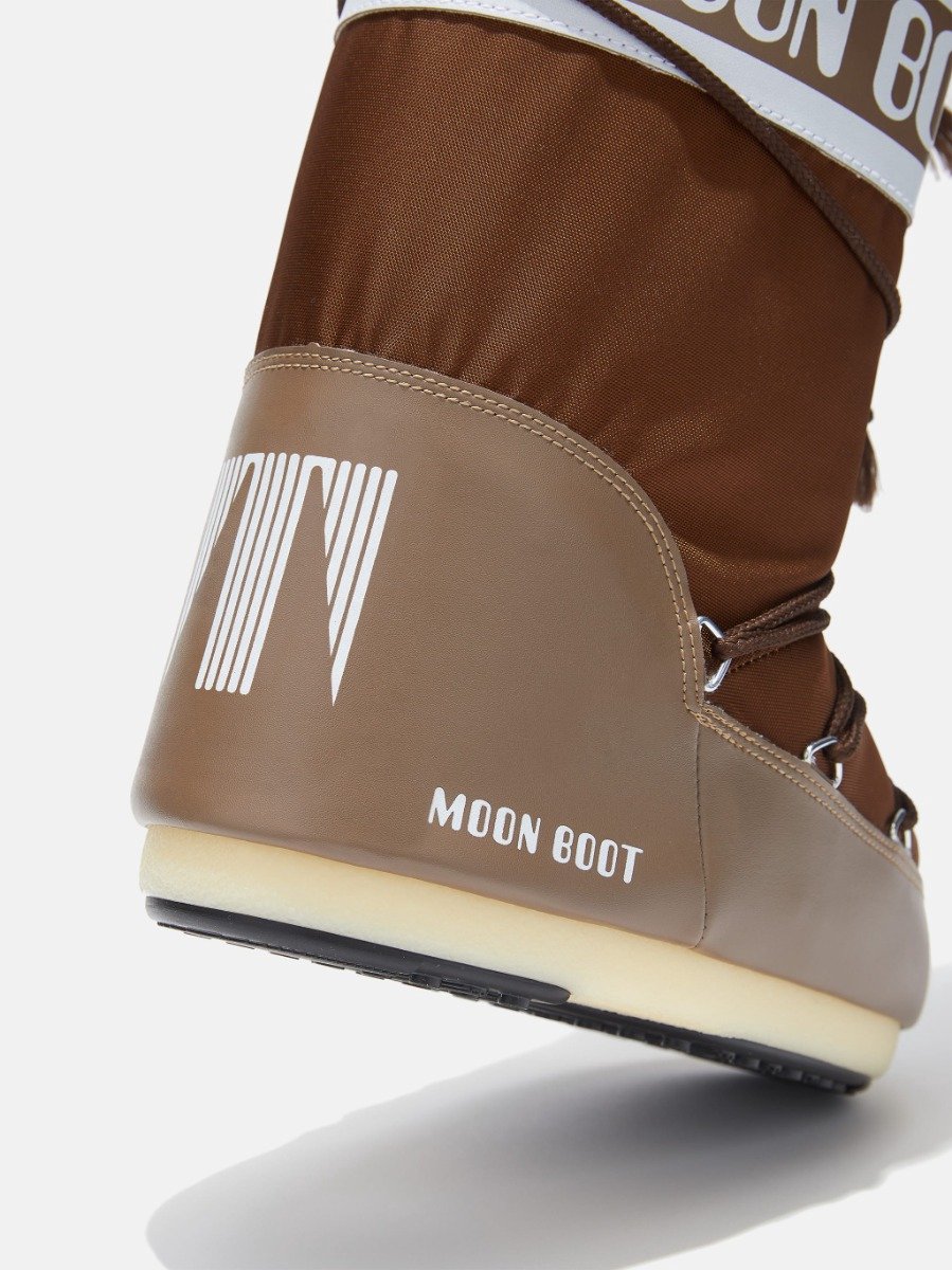 MOON BOOT ICON NYLON SHITAKE Thermoboots Snowboots Sneeuwlaarzen – 23-26 8059791058501 Bruin