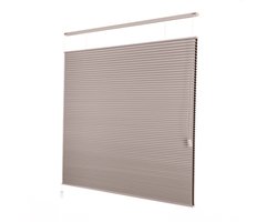 Dutchblinds - Plisségordijnen - verduisterend - Sand - 180 x 175 cm - Raamdecoratie op maat