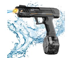 Pumpify Waterpistool – Buitenspeelgoed – Elektrisch Waterpistool – Super Soaker – Waterspeelgoed – Met Flits Bij Ieder Schot – Watergeweer – Speelgoed – 4 Jaar – 5 Jaar – 6 jaar – 7 jaar – 8 jaar – Glock – Waterblaster – Zwart Mini