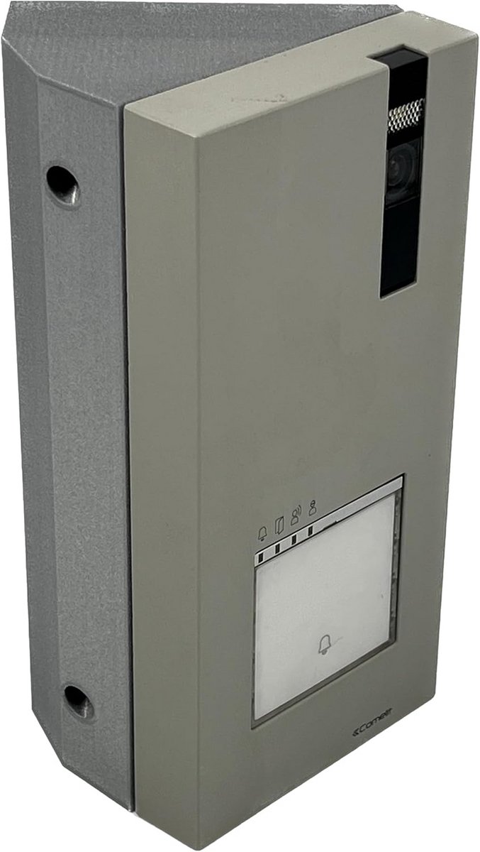 Hoekbehuizing 45° Kantelbaar voor Videofoon - Metallic Grijs