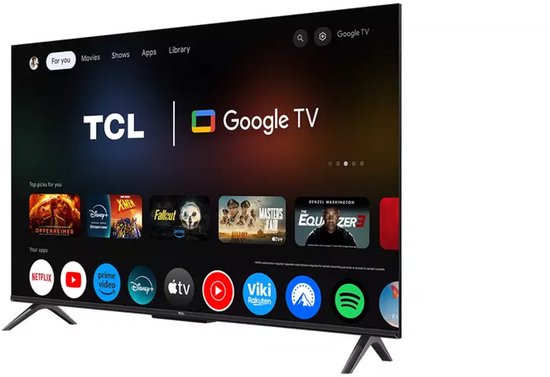 TCL 55V6C - 55 inch - 4K LED - 2025 - Smart TV | bol