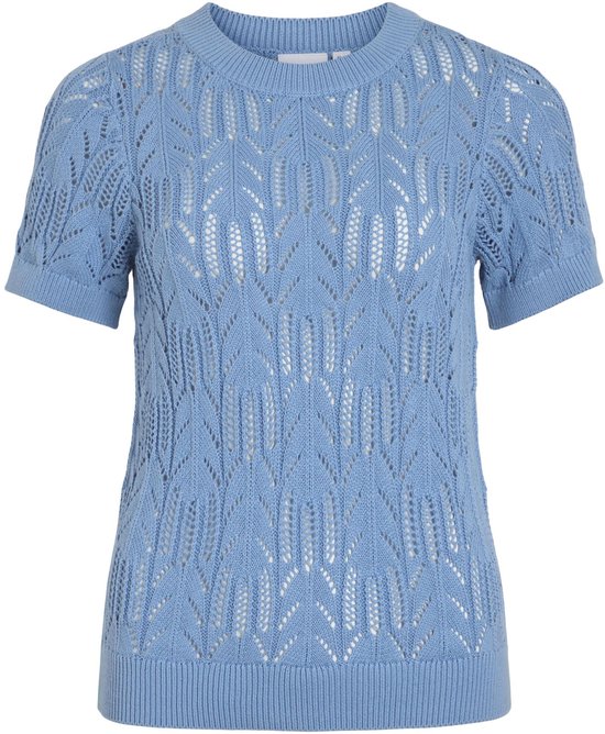 VILA - VICOTTI S/ S O-NECK KNIT TOP - NOOS - Femme - T-shirts