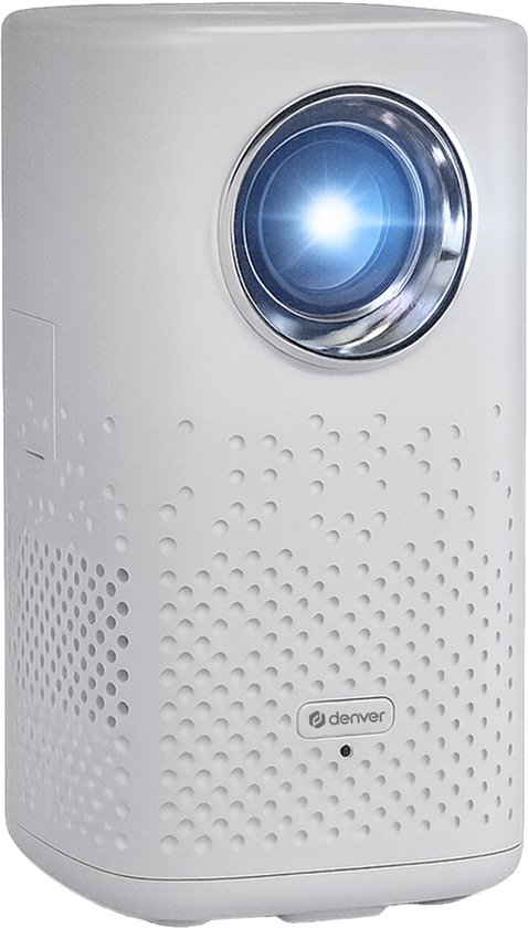 Denver PR-4700 4K Portable Projector 150 ANSI Lumen, 180 Inch Beeld, Ingebouwde Accu, HDMI, USB-C