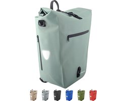 Ekostar® 2-in-1 Enkele Fietstas - Mint - Fietstas Enkel - Waterdicht en duurzaam TPU - Fietstassen Elektrische Fietsen