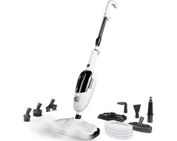 Hoge Druk 2 in 1 Stoomreiniger - Handstomer - Vlekkenreiniger - Met 8 Opzetstukken en 4 Microvezeldoeken - Bank, Vloer, Badkamer en Tapijt Reinigen