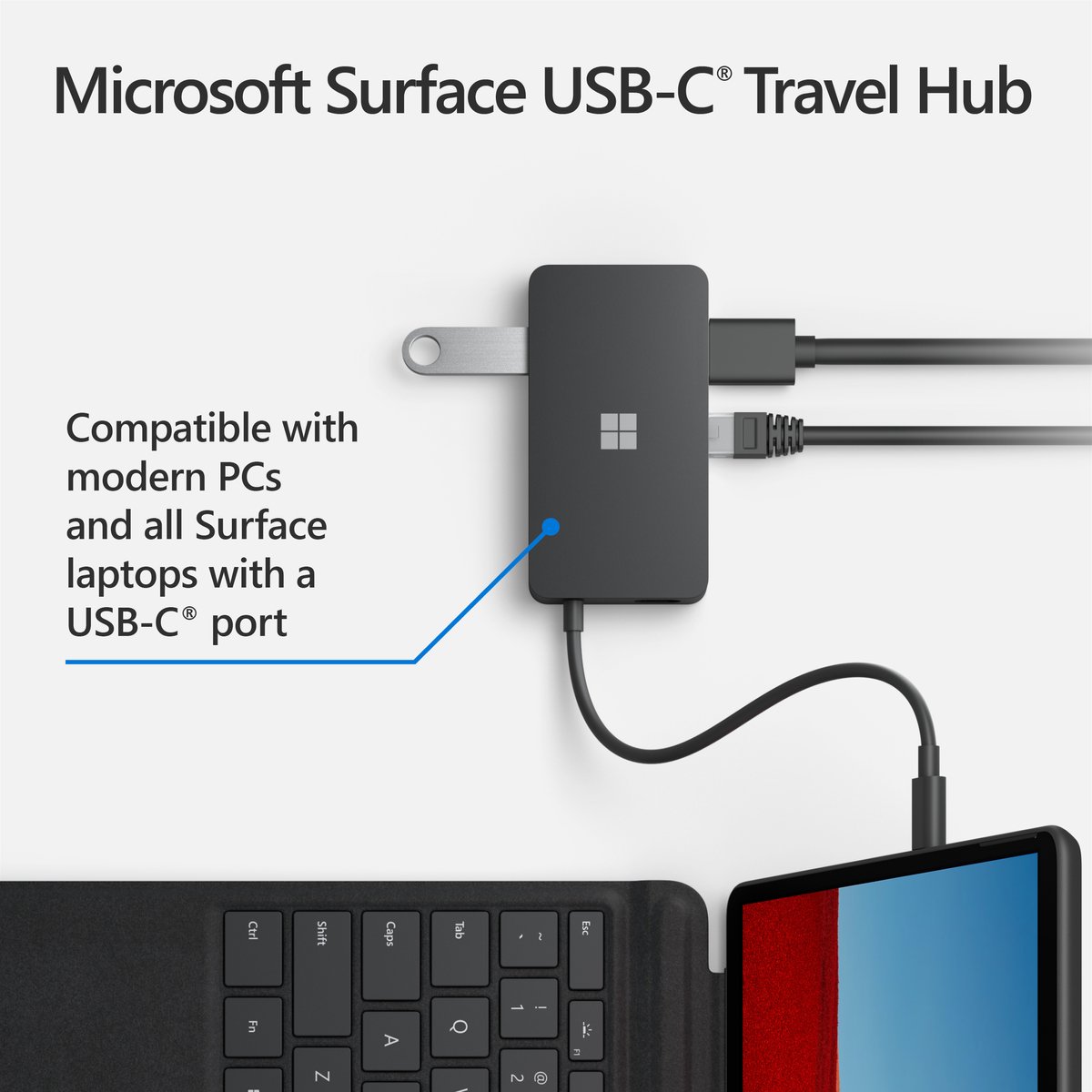 Microsoft Surface USB-C Travel Hub thumbnail 6