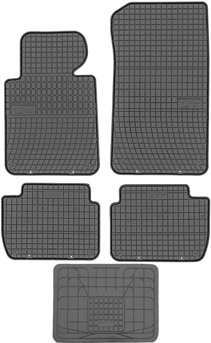 Max-Dywanik Frogum - BMW 3 E46 1998-2007 - Rubbermat Set - Zonder Stoppers