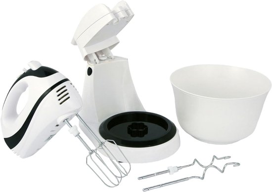 RWB® Mixer met Mengkom - Keuken Mixer - Mix Machine - Wit - ‎20 x 27 x 19 cm van Merkloos — afbeelding 5