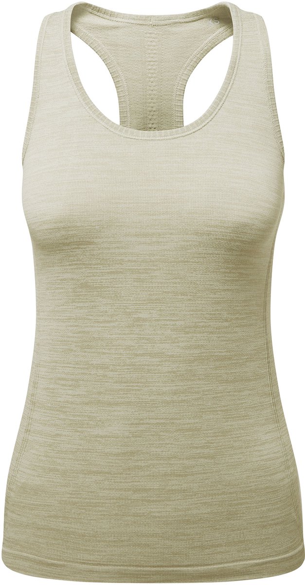 TriDri Women´s Recycled Seamless ´3D Fit´ Multi-Sport Flex Vest TR509 - Sage Green Melange - S