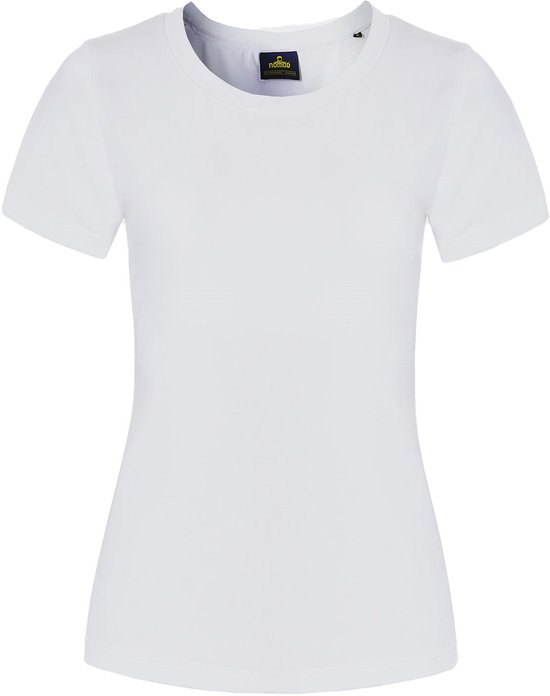 NOMAD® Anapai T-Shirt Dames | Maat S | Wit | Shirt Korte Mouw | Sport & Casual | Kreukvrij & Lichtgewicht & Sneldrogend