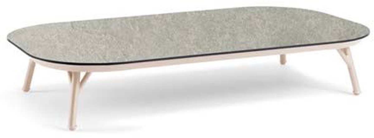 Tierra outdoor - Nora salontafel trespa ophira champagne 120 x 70 cm