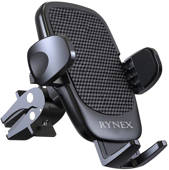RYNEX Telefoonhouders Auto Ventilatie – GSM Houder auto – 360° Draaibaar en Stevig – Universeel