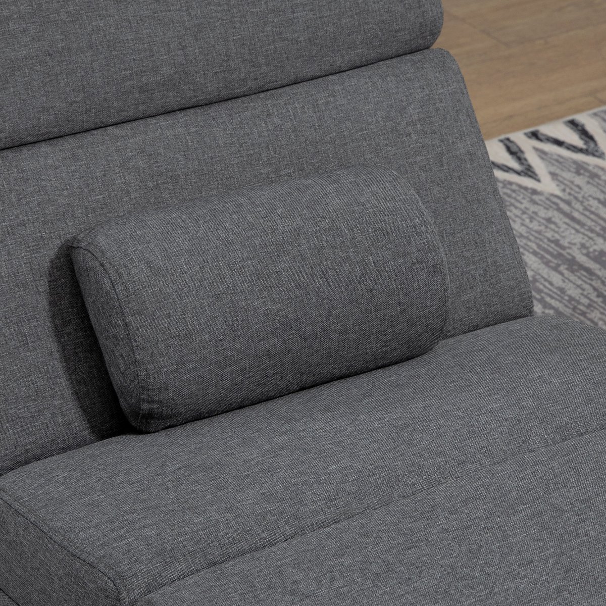 MH Handel Relaxliege Massagefunctie Donkergrijs 56L x 168B x - afbeelding 2