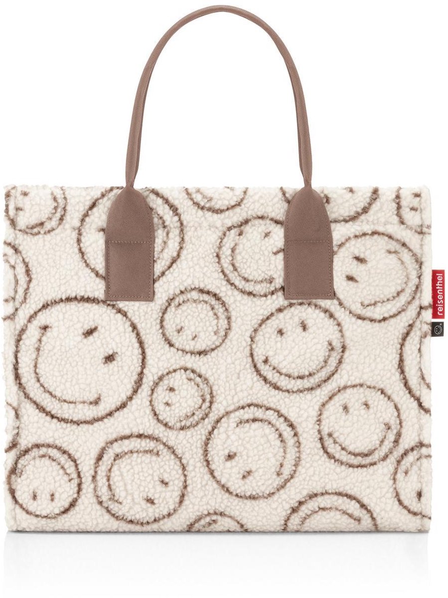 Reisenthel Daily Shopper - Schoudertas - 14L - Smiley® Teddy Chocolate Beige