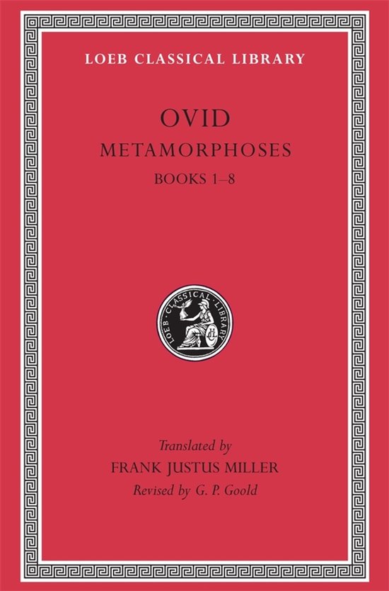 Metamorphoses Bks 1 8 v 3 - cover