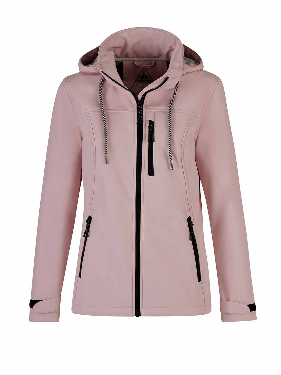 BJØRNSON Kaisa Softshell Tussenjas Dames Winddicht Roze