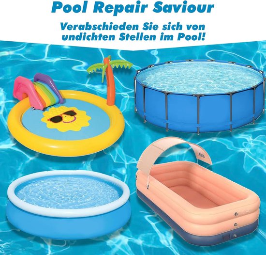Zelfklevende Reparatieset voor Zwembaden en Waterartikelen - Waterdichte Patch Tape — afbeelding 3