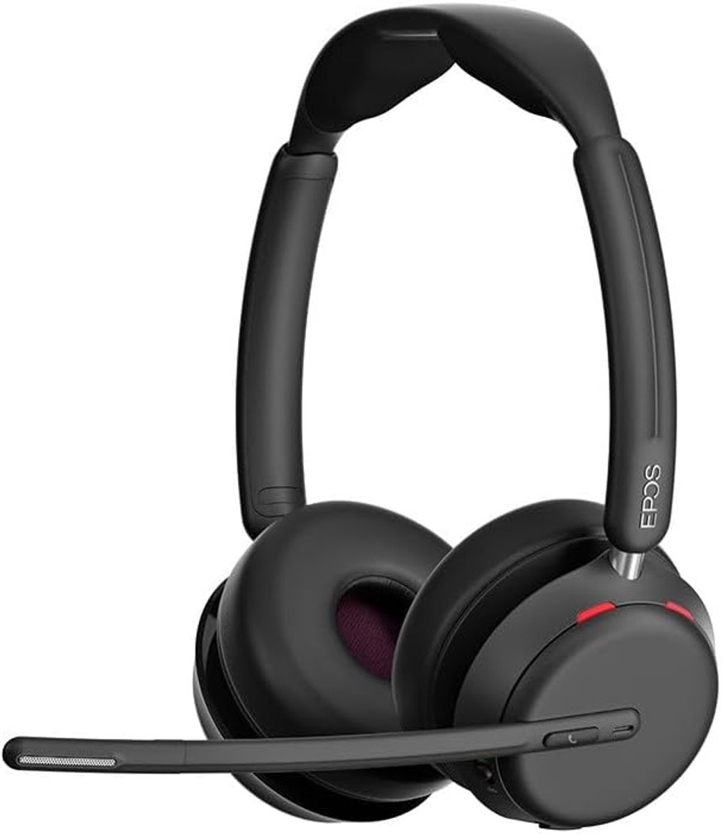Stereo Bluetooth Headset met ANC en Contactloos Oplaadstation
