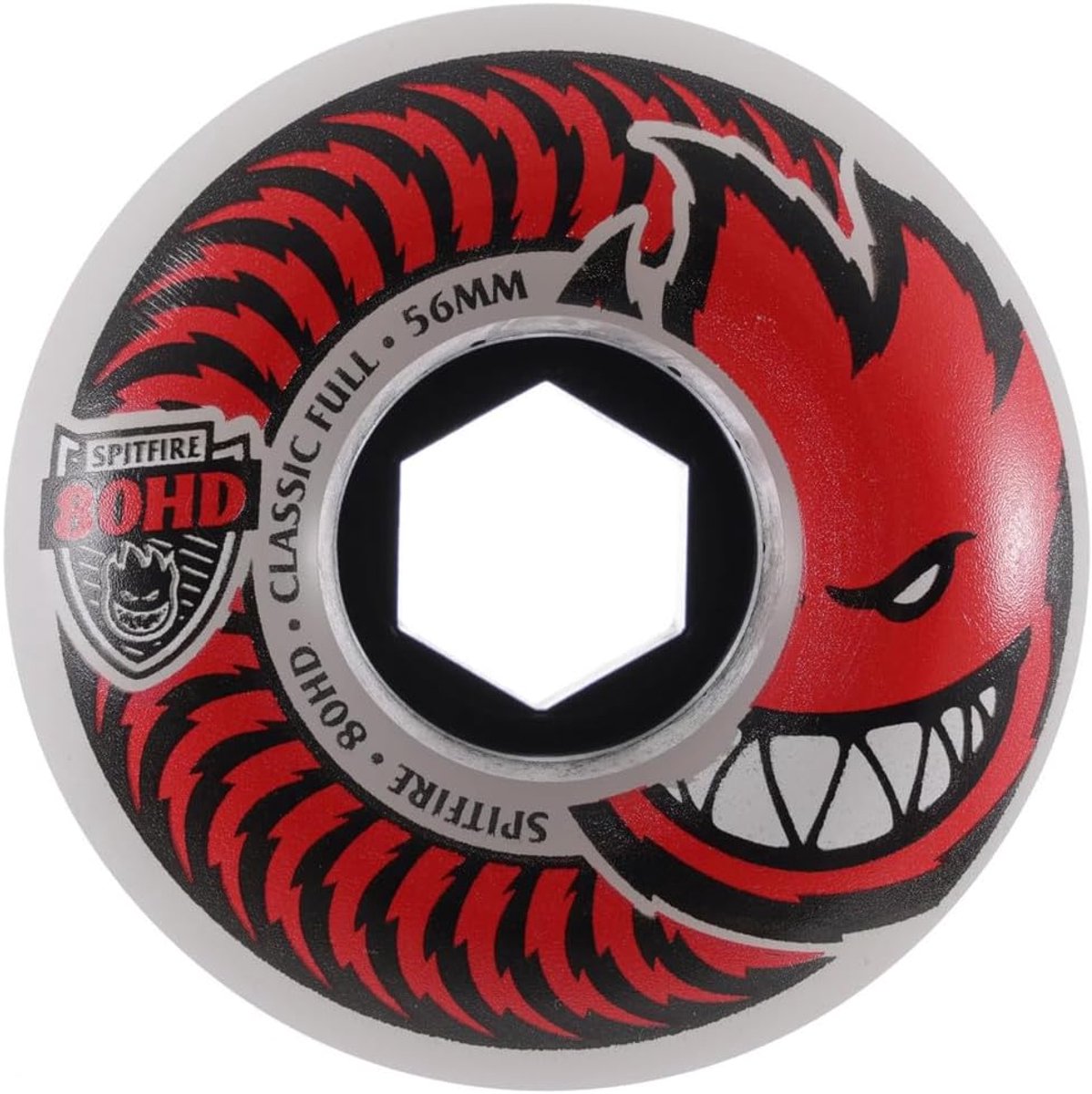 Skateboard Wielen 56mm 80HD Classic Volledig Transparant