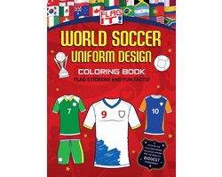 Flag It! World Soccer Uniform Design Coloring Book