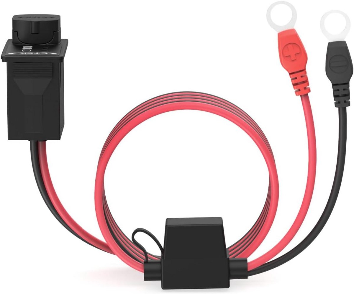 LED Batterij Indicator Paneel met Kabel - Controle Batterijstatus Rood Oranje Groen