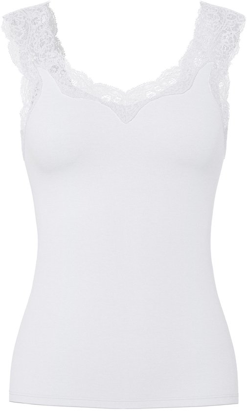 Chemise femme dentelle Pieces - Top Dentelle - Barbera - L - Wit