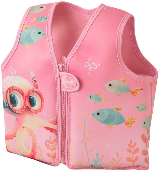 Zwemvest Waimea Kids Dier Roze Oranje (3-6 Jaar