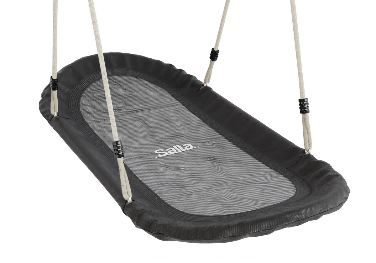 Salta Nestschommel - Verstelbaar - Stalen frame, textielhoes - Polyhemp touw