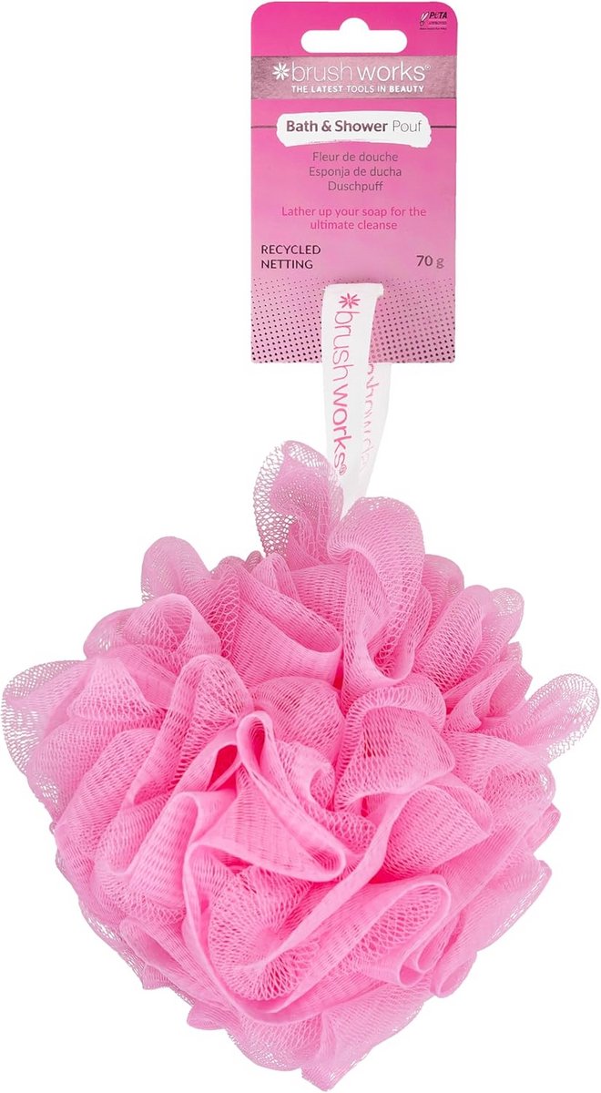 Douchepuff voor Rijke Schuim en Zachte Exfoliatie
