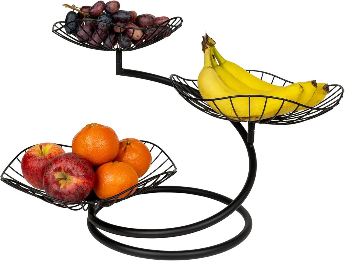 Fruitschaal Etagere - Fruitmand .. Laags - Tafelopslag