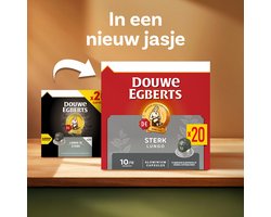 Douwe Egberts Lungo Sterk Koffiecups - Intensiteit 10/12 - 10x20 capsules
