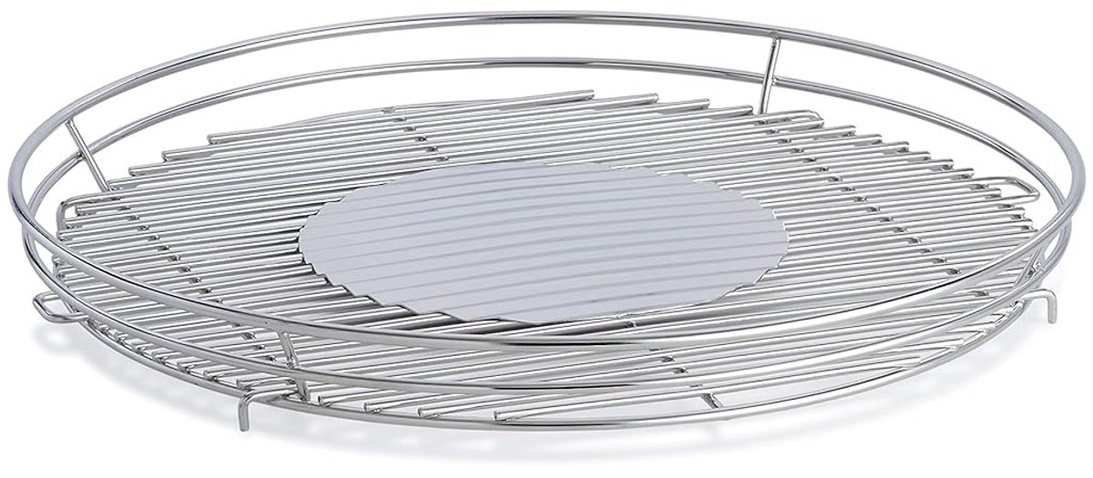 Roestvrijstalen Grillrooster XL (50mm Hoog) voor Barbecue
