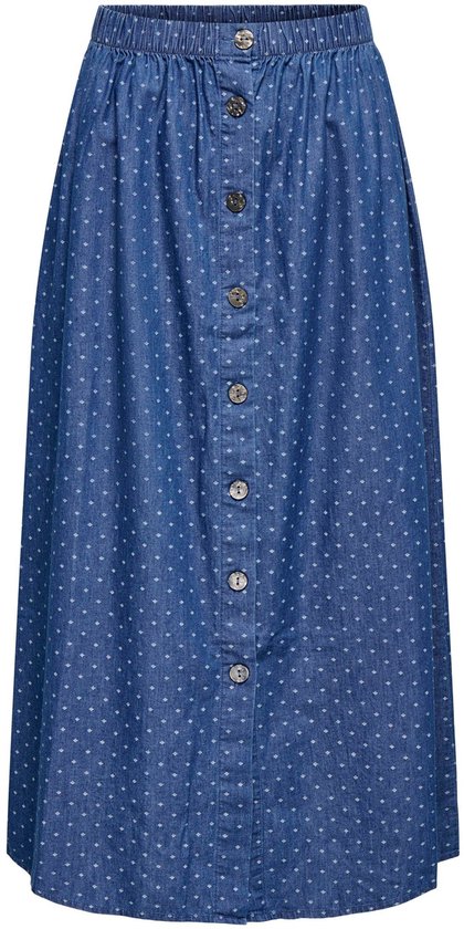 ONLY - ONLNOVA AZURE BUTTON SKIRT PTM - Dames - Rokken