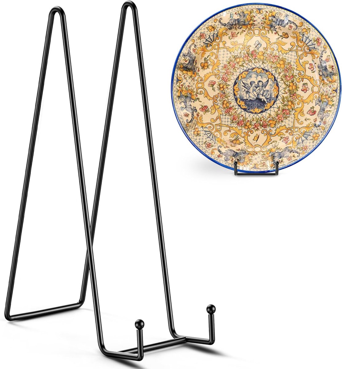 Set van 4 Zware Metalen Display Standaards voor Borden en Schilderijen