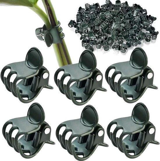 Plantenklemmetjes - 100 Stuks - Plantenclips - Orchideeënclips - Planten...