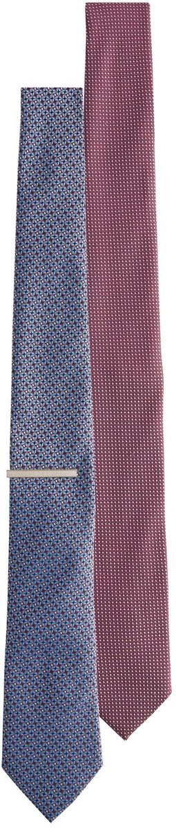 Next - Heren - Set van 2 dasspelden met textuur - Roze
