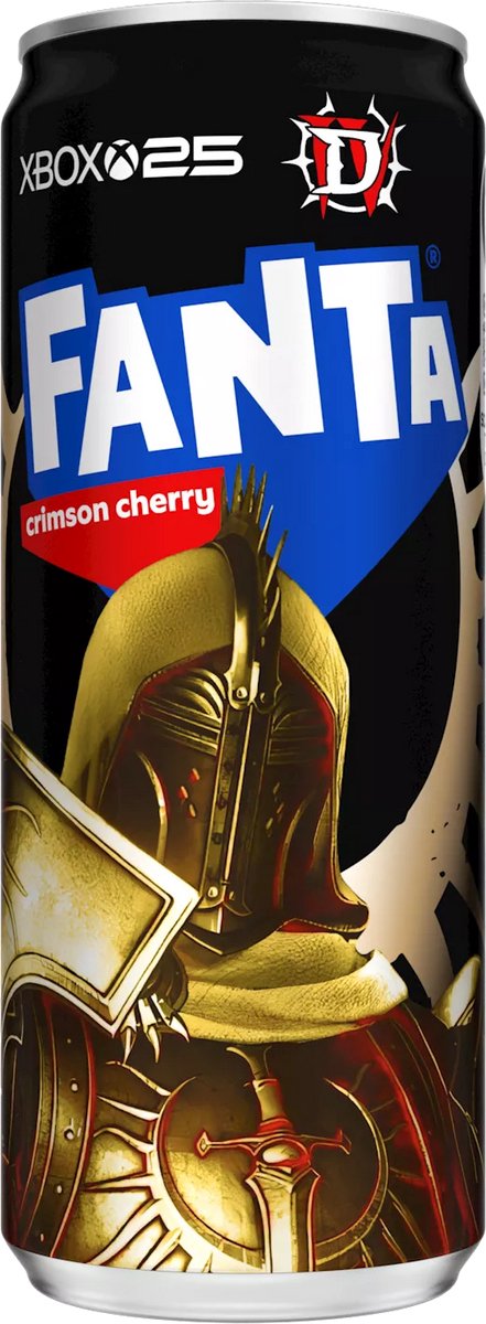 Fanta - Crimson Cherry - 12 x 0,25 Liter blik - Appel-Kers Frisdrank