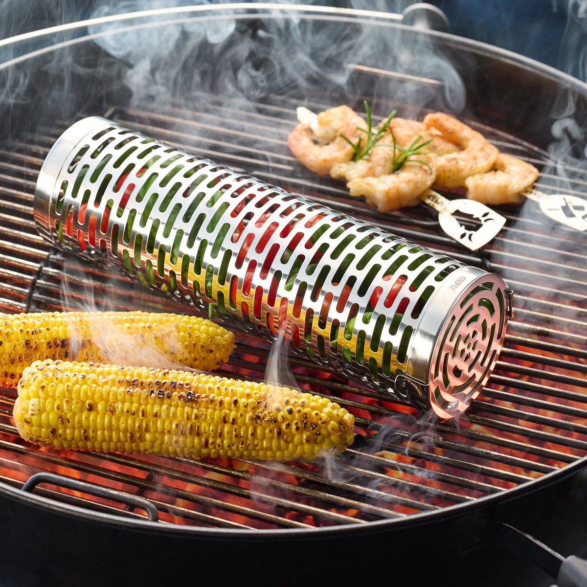GEFU BBQ Grillmand DeLuxe - 30,5 cm - RVS